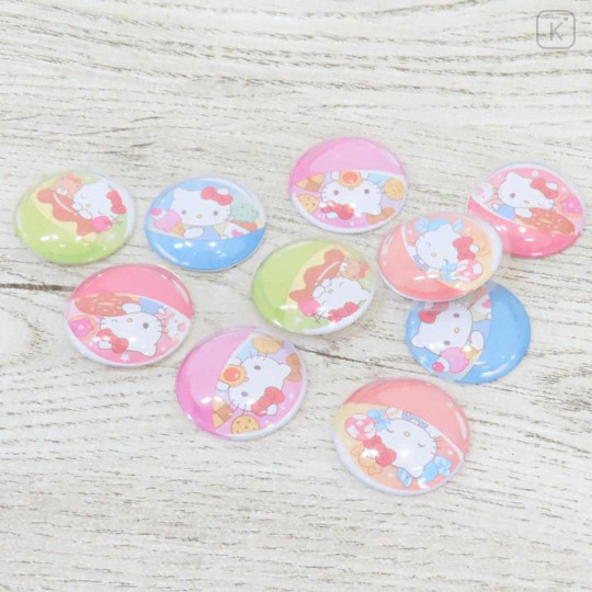Japan Sanrio Capsule Flake Stickers - Hello Kitty : 3D - 2
