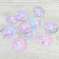 Japan Sanrio Capsule Flake Stickers - Kuromi : 3D - 2