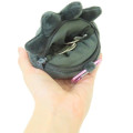 Japan Sanrio Mini Plush Pouch with Carabiner - Badtz-maru - 3