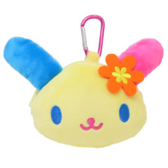 Japan Sanrio Mini Plush Pouch with Carabiner - Usahana