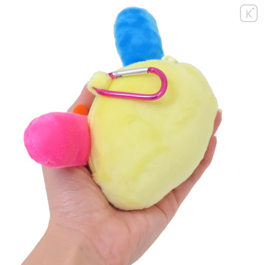 Japan Sanrio Mini Plush Pouch with Carabiner - Usahana - 2