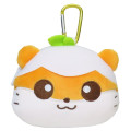 Japan Sanrio Mini Plush Pouch with Carabiner - Corocorokuririn - 1