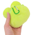 Japan Sanrio Mini Plush Pouch with Carabiner - Keroppi - 2