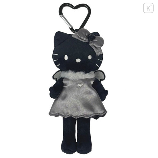 Japan Sanrio Style Up Mascot - Hello Kitty : Black Angel Monochrome - 1