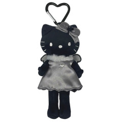 Japan Sanrio Style Up Mascot - Hello Kitty : Black Angel Monochrome