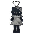 Japan Sanrio Style Up Mascot - Hello Kitty : Black Angel Monochrome - 1