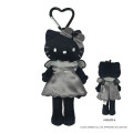 Japan Sanrio Style Up Mascot - Hello Kitty : Black Angel Monochrome - 2