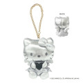 Japan Sanrio Mascot Bag Charm - Hello Kitty : Black Angel Silver - 2