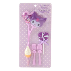 Japan Sanrio Original Doll Accessory Set - Kuromi : Pitatto Friends Sweets