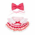 Japan Sanrio Original Dress-up Clothes (S) - Pitatto Friends Cake-like Dress & Red Ribbon - 2