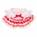 Japan Sanrio Original Dress-up Clothes (S) - Pitatto Friends Cake-like Dress & Red Ribbon - 3