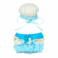 Japan Sanrio Original Dress-up Clothes (S) - Pitatto Friends Chef Uniform Light Blue - 2