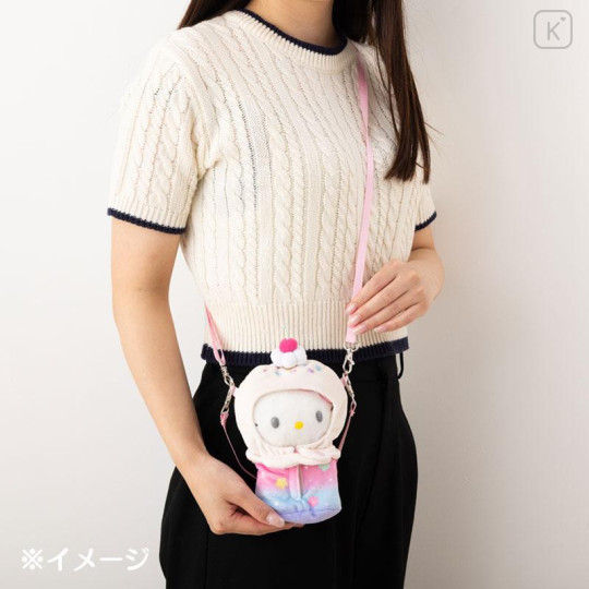 Japan Sanrio Original Dress-up Clothes (S) Shoulder Bag - Pitatto Friends Cream Soda - 6