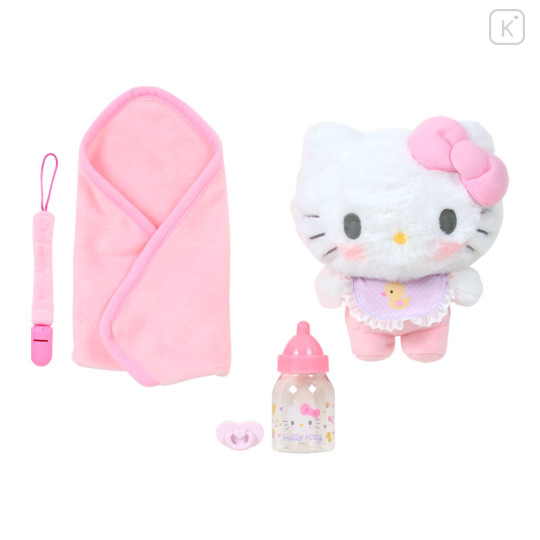 Japan Sanrio Original Cuddle Plush Care Set - Hello Kitty : Baby - 3
