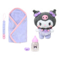 Japan Sanrio Original Cuddle Plush Care Set - Kuromi : Baby - 3