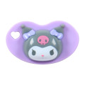 Japan Sanrio Original Cuddle Plush Care Pacifier & Diaper Set - Kuromi - 3
