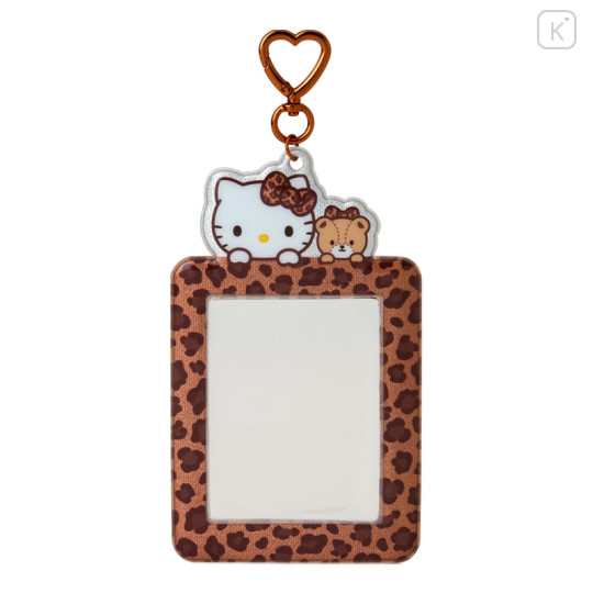 Japan Sanrio Original Trading Card Holder - Hello Kitty & Tiny Chum : Leopard Print - 1