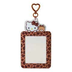 Japan Sanrio Original Trading Card Holder - Hello Kitty & Tiny Chum : Leopard Print