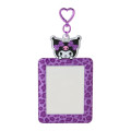 Japan Sanrio Original Trading Card Holder - Kuromi : Leopard Print - 1