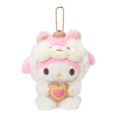 Japan Sanrio Original Mascot Holder - My Melody : Fluffy Squirrel