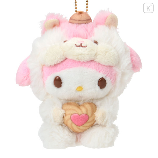 Japan Sanrio Original Mascot Holder - My Melody : Fluffy Squirrel - 2
