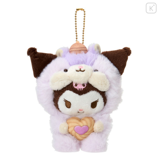 Japan Sanrio Original Mascot Holder - Kuromi : Fluffy Squirrel - 1