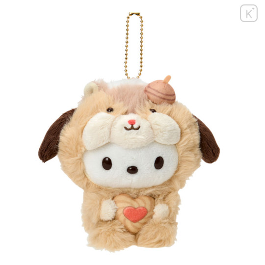 Japan Sanrio Original Mascot Holder - Pochacco : Fluffy Squirrel - 1
