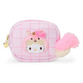 Japan Sanrio Original Square Pouch - Hello Kitty : Fluffy Squirrel - 1