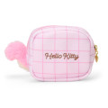 Japan Sanrio Original Square Pouch - Hello Kitty : Fluffy Squirrel - 2