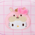 Japan Sanrio Original Square Pouch - Hello Kitty : Fluffy Squirrel - 4