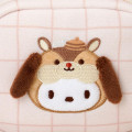 Japan Sanrio Original Square Pouch - Pochacco : Fluffy Squirrel - 4