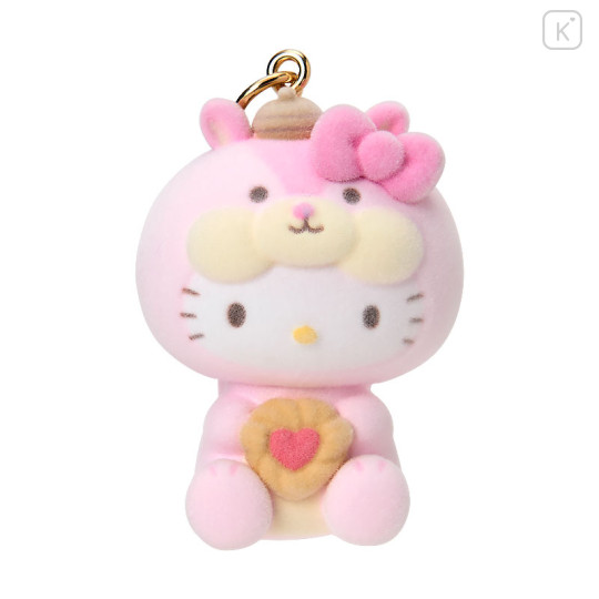 Japan Sanrio Original Dangling Tail Mascot Keychain - Hello Kitty : Fluffy Squirrel - 2
