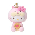 Japan Sanrio Original Dangling Tail Mascot Keychain - Hello Kitty : Fluffy Squirrel - 2