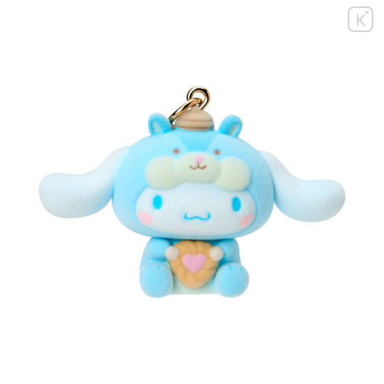 Japan Sanrio Original Dangling Tail Mascot Keychain - Cinnamoroll : Fluffy Squirrel - 2