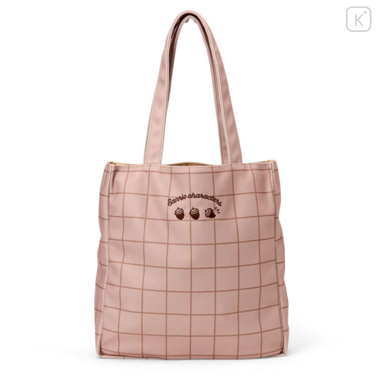 Japan Sanrio Original Tote Bag - Fluffy Squirrel Characters Embroidery - 2