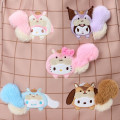 Japan Sanrio Original Tote Bag - Fluffy Squirrel Characters Embroidery - 4