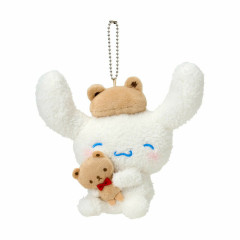 Japan Sanrio Original Mascot Holder - Cinnamoroll with the Bear Happy