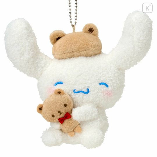 Japan Sanrio Original Mascot Holder - Cinnamoroll with the Bear Happy - 2