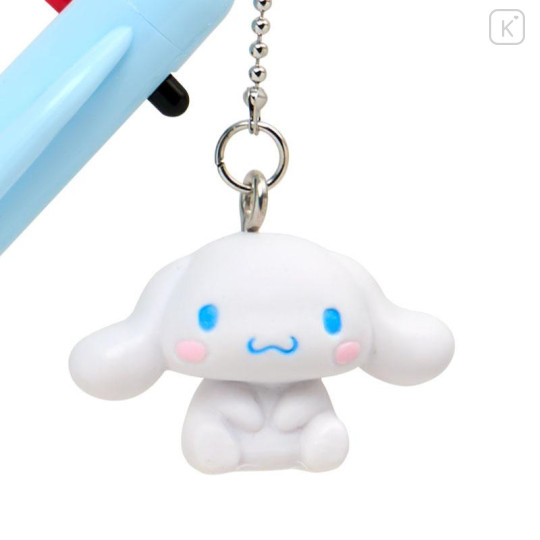 Japan Sanrio Original Mascot 3 Color Multi Ballpoint Pen - Cinnamoroll with the Bear - 4