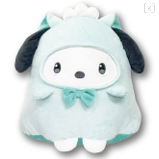 Japan Sanrio Die-cut Cushion - Pochacco : Halloween Ghost - 1