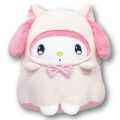 Japan Sanrio Die-cut Cushion - My Melody : Halloween Ghost - 1