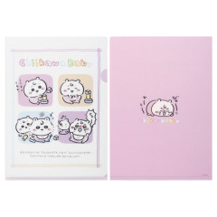 Japan Chiikawa A4 Clear File Folder - Chiikawa & Momonga : Chiikawa Baby Bullying