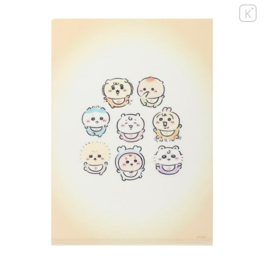 Japan Chiikawa A4 Clear File Folder - Chiikawa : Chiikawa Baby Characters - 5