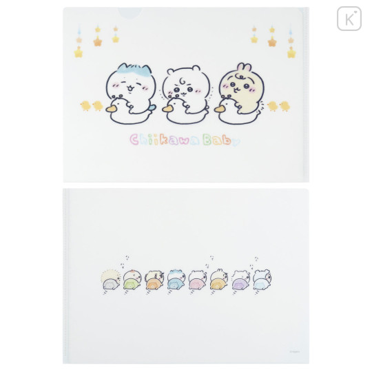 Japan Chiikawa A4 Clear File Folder - Chiikawa & Hachiware & Usagi : Chiikawa Baby Happy Duck Potty - 3