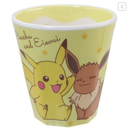 Japan Pokemon Melamine Tumbler - Pikachu & Eevee - 1