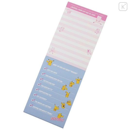 Japan Pokemon A6 Notepad - Pikachu - 3