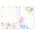 Japan Disney A6 Notepad - Princess Ariel Rapunzel Belle Cinderella Aurora - 2