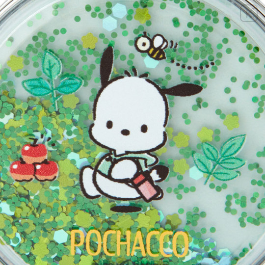 Japan Sanrio 2-sided Pocket Mirror - Pochacco / Happy Spring - 4