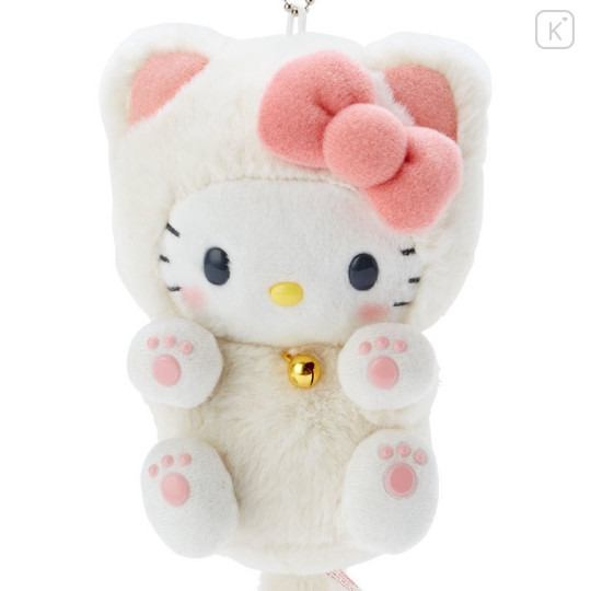 Japan Sanrio Cat Ball Chain Plush - Hello Kitty - 2