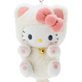 Japan Sanrio Cat Ball Chain Plush - Hello Kitty - 2